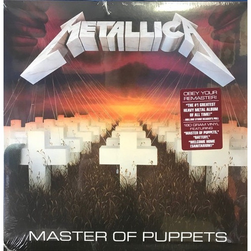 Metallica Master Of Puppets Lp Estados Unidos 2017