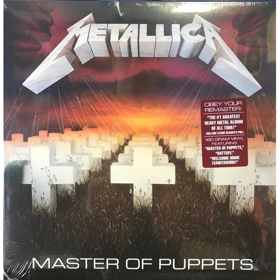 Metallica Master Of Puppets Vinilo