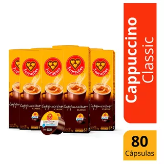 Tres 3 Corações Kit Cappuccino 80 Cápsulas