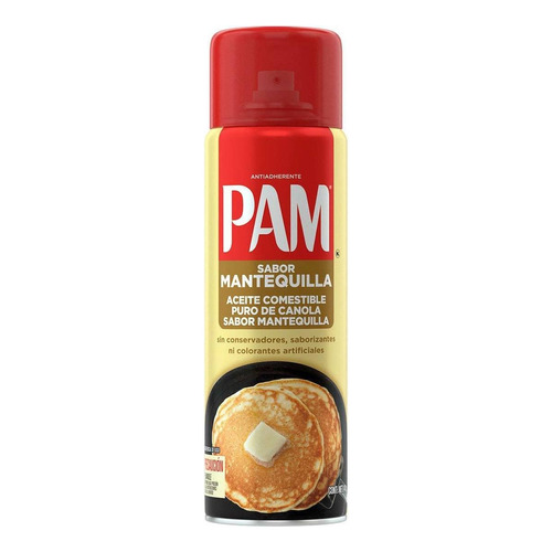 Aceite Puro De Canola Pam Mantequilla 141g