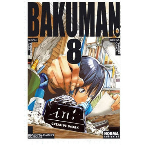 Bakuman No. 8, De Tsugumi Ohba. Serie Bakuman, Vol. 8. Editorial Norma Comics, Tapa Blanda En Español