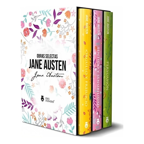 Obras Completas De Jane Austen (3 Tomos) en Español Editorial Del Fondo