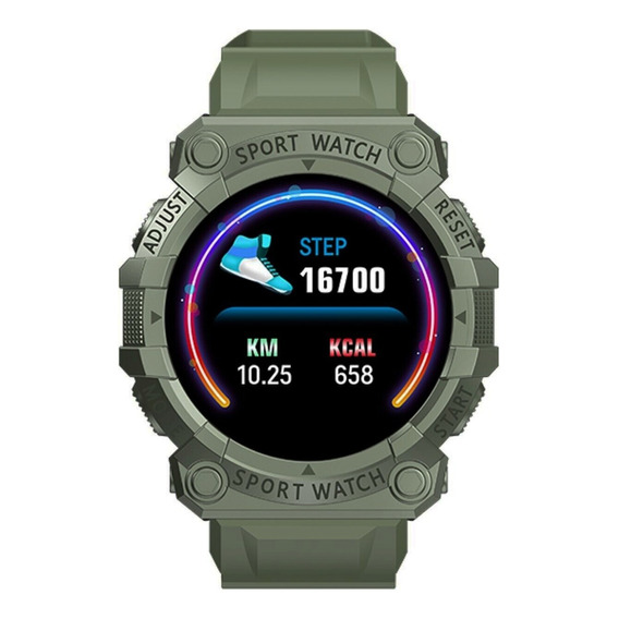 Reloj Inteligente Sport Watch Tipo Uso Rudo Color de la caja Verde lima