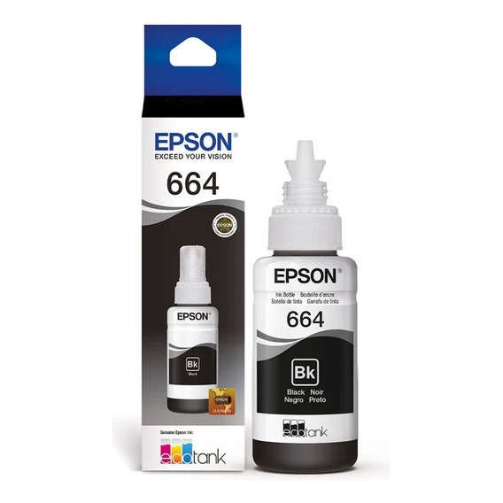 Tinta Original Epson 664 Unidad Negro O Colores