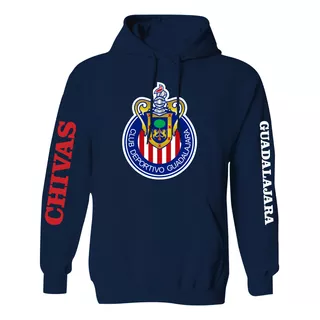 Sudadera Modelo 2 Liga Mx Chivas Rayadas Guadalajara Colores