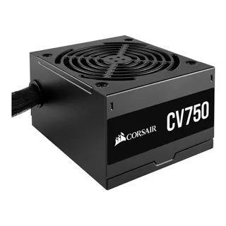 Fuente Poder Corsair Gamer Cv750 750w 80 Plus Bronze Pc Color Negro