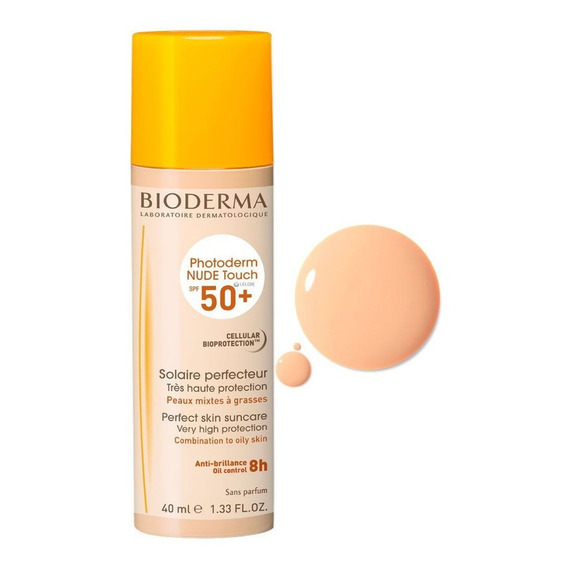 Photoderm Nuede Touch Tono Claro Fps 50+ Bioderma