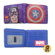 Billetera Capitán América Marcel Comics 