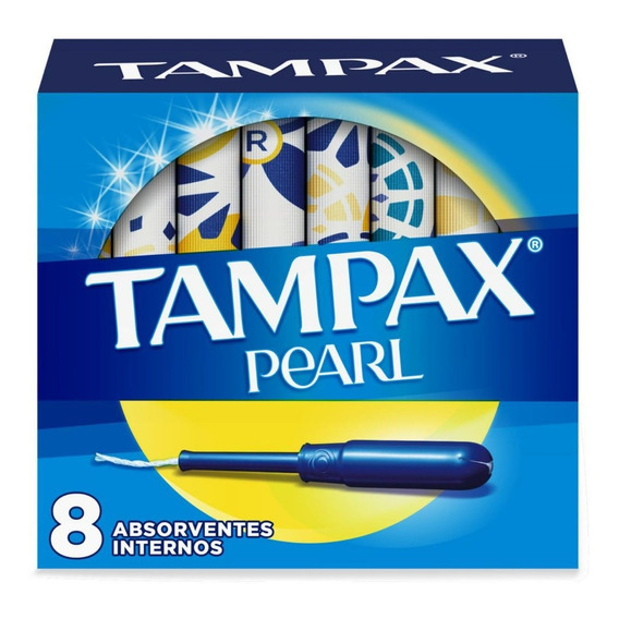 Tampones Tampax Pearl Flujo Regular, 8 Un