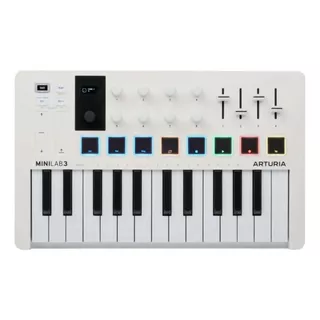 Teclado Controlador Arturia Minilab 3 White + +