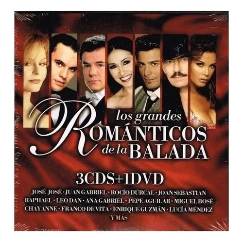 Los Grandes Románticos De La Balada | 3 Cds + Dvd Colección