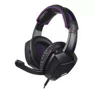 Auricular Gamer Sades Sa 920 Black And Purple Pc Ps4