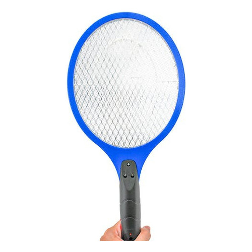 La raqueta eléctrica recargable de dos voltios mata las moscas de los mosquitos