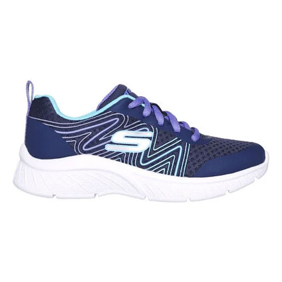 Tenis Niña Skechers Microspec Plus - Azul