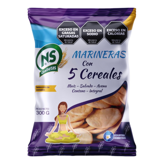 Oferta! Galletas Marineras Ns Mix 5 Cereales Salvado Avena