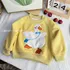 Yellow Duck Duck no fleece-lined sweater