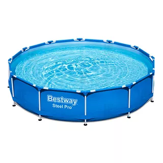 Piscina Estruturada 6.473l Circular Bestway Cor Azul