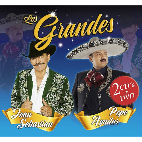 Joan Sebastián Y Pepe Aguilar Los Grandes | Cd + Dvd Nuevo