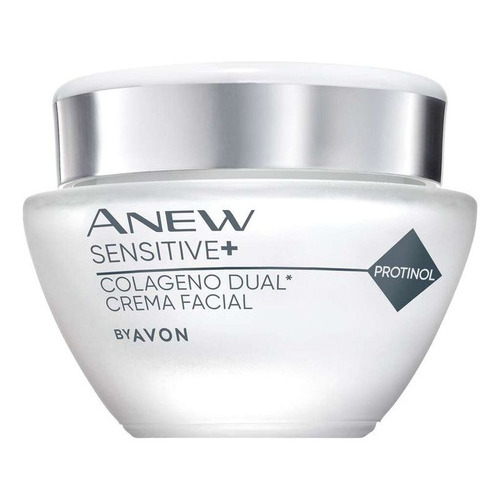 Avon Crema Facial Anew Sensitive+  Colageno Dual+ Protinol Momento De Aplicación Día/noche Tipo De Piel Todo Tipo De Piel