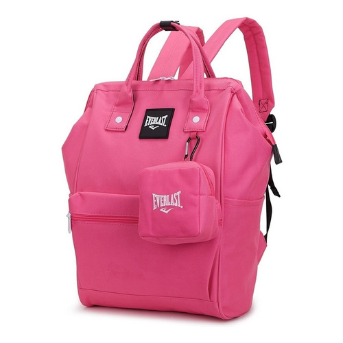 Mochila urbana Everlast 21440 color rosa diseño lisa