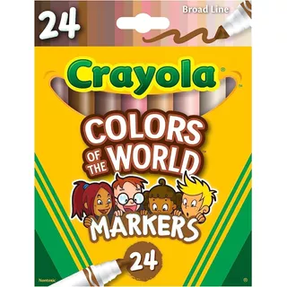Marcadores Crayola Colors Of The World Colores Piel 