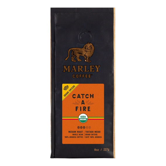 Café Grano Entero · Catch A Fire 227 G · Marley Coffee