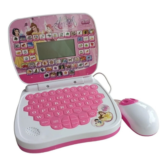 Mini Computador Portátil Mouse Didáctico Infantil Educativo 