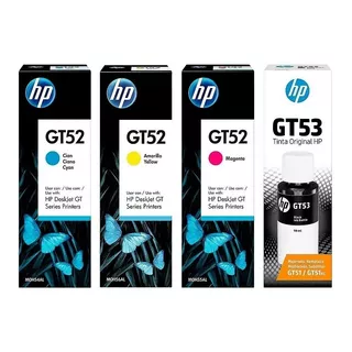 4 Tintas Originales Para Hp Tank 415 Tank 416 Tank 418 Gt51