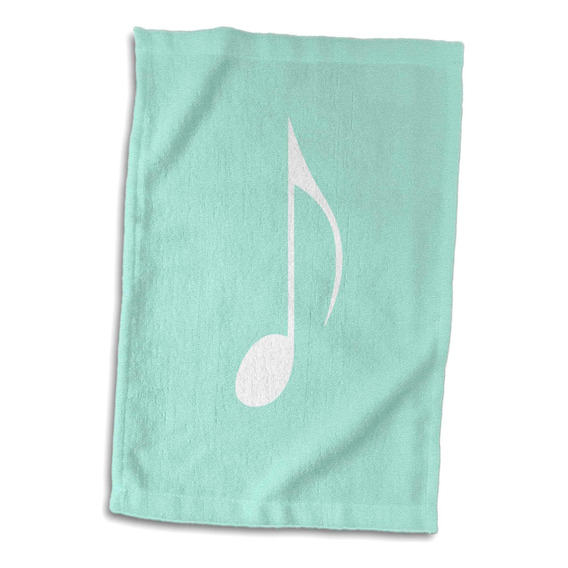 Toa De Corchea Musical 3d Rose Mint Note-one, Color Blanco P