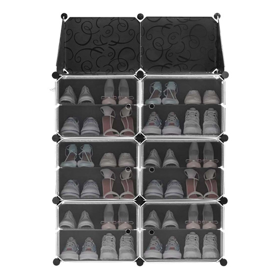 Cajas Organizador De Zapatos Armable Estante Mueble Plastico
