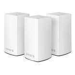 Linksys Velop (3-pack), Sistema Wifi Malla Dual Band Ac3600 Color Blanco