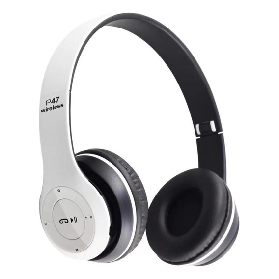 Auriculares inalámbricos MTI P47 P47 blanco con luz LED