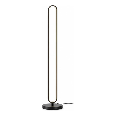 Lampara De Pie Led Oval Diseño Moderno 123cm Luz Desing