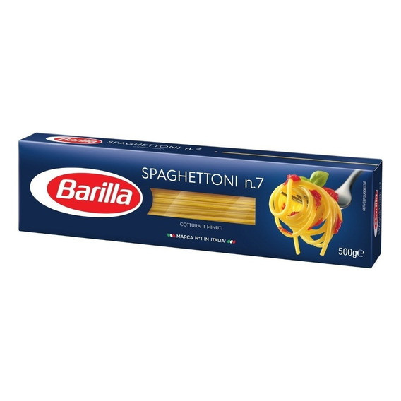 Fideos Barilla Spaghettoni Nº 7 500 Gr. 