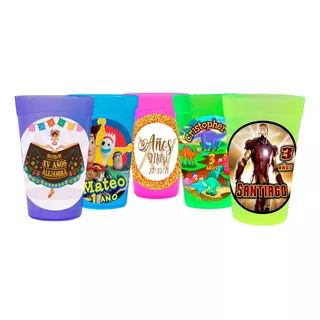 15 Vaso Fiestero Personalizado Recuerdo Fiesta  Xy