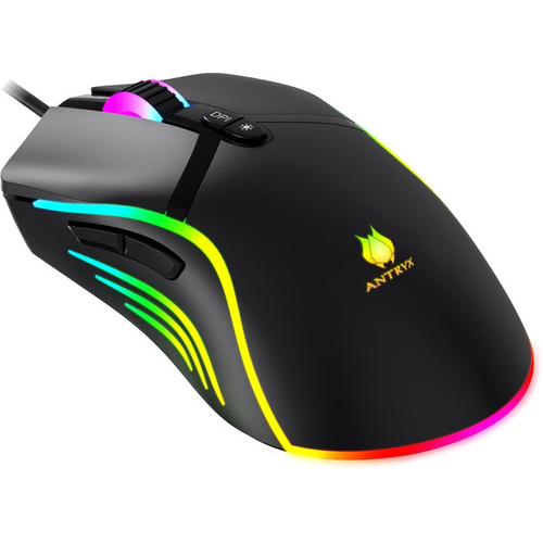 Mouse Gaming Antryx Chrome Storm M670 Dpi 4200 Color Negro
