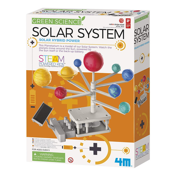 Juego Educativo 4m Planetario Híbrido Solar Motorizado