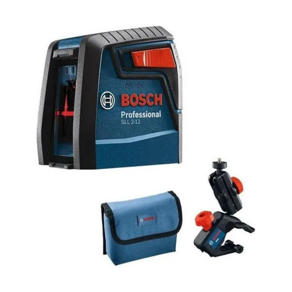 Nivel Láser Bosch GLL 2-12 alcance 12m con soporte