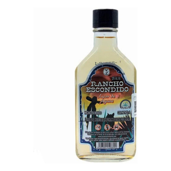 Licor De Agave Rancho Escondido 200 Ml