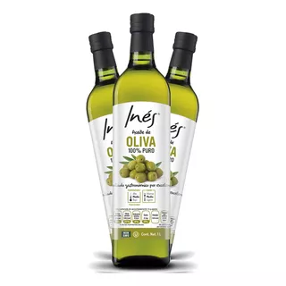 Aceite De Oliva 100% Puro Inés 1 L (3 Pack)
