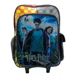 Mochila Con Carro Harry Potter 18 Pulgadas Hp305 Cresko Color Multicolor