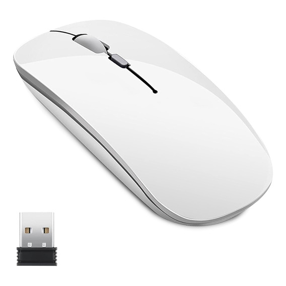 Ratón Inalámbrico Bluetooth 2.4g Portátil Recargable Mouse