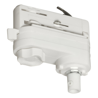 Adaptador Blanco 3 Efectos Para Riel Pro Spot Cabezal Lk   - Blanco