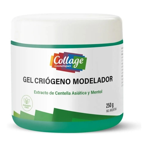 Collage Gel Criogeno Modelador Centella Asiatica Mentol 250