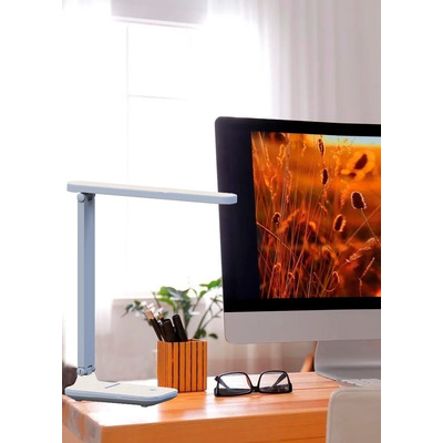 Velador De Mesa Escritorio Led Sumerry Negro 5w Moderno Cie
