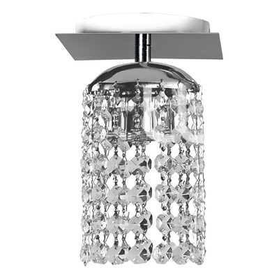 Araña Plafon Cairel Cromado Lyon 1 Luz Deco Moderno Apto Led