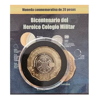 Blister 20 Pesos Bicentenario Del Heróico Colegio Militar