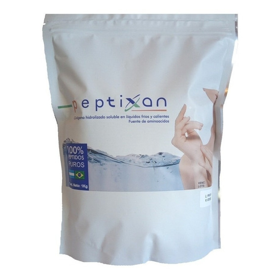 Suplemento en polvo Xantana Salud y Belleza Peptixan colágeno hidrolizado en sachet de 1kg