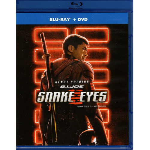G. I. Joe Snake Eyes Henry Golding Pelicula Blu-ray + Dvd