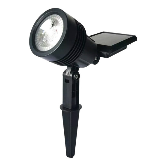 Pincho Farol Solar De Jardín Luz Led Blanca Fría Estaca 20lm